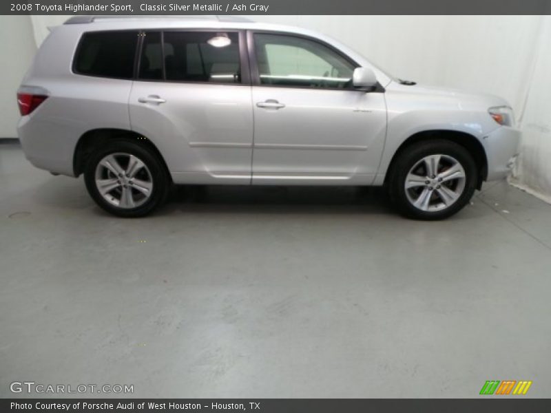 Classic Silver Metallic / Ash Gray 2008 Toyota Highlander Sport