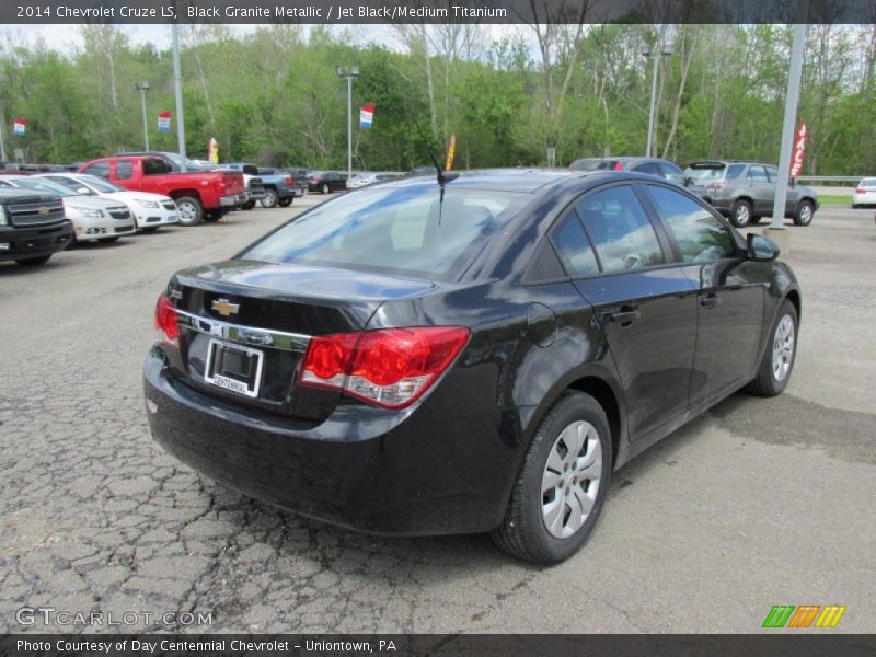Black Granite Metallic / Jet Black/Medium Titanium 2014 Chevrolet Cruze LS