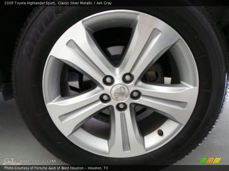 Classic Silver Metallic / Ash Gray 2008 Toyota Highlander Sport