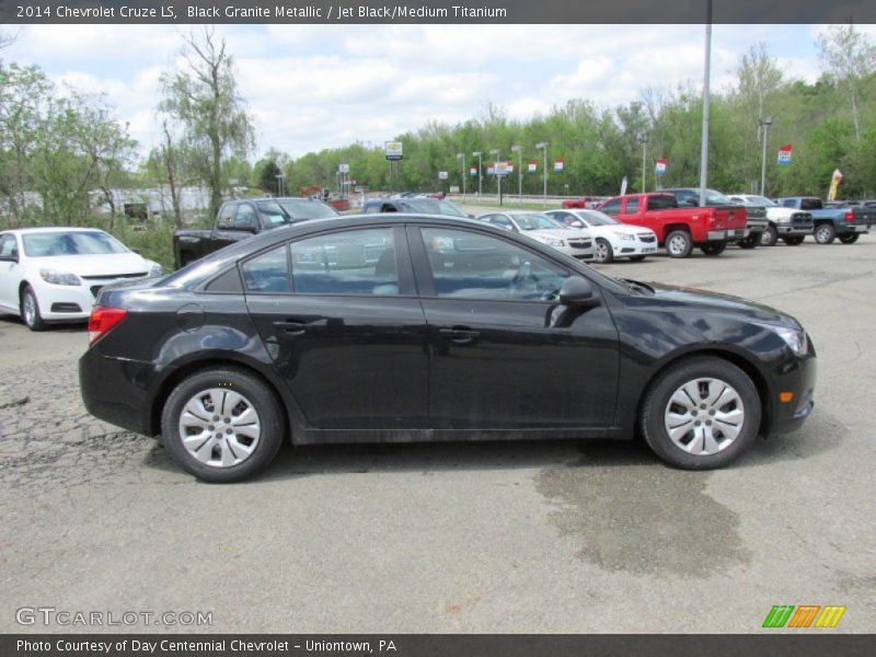 Black Granite Metallic / Jet Black/Medium Titanium 2014 Chevrolet Cruze LS