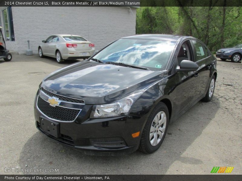 Black Granite Metallic / Jet Black/Medium Titanium 2014 Chevrolet Cruze LS