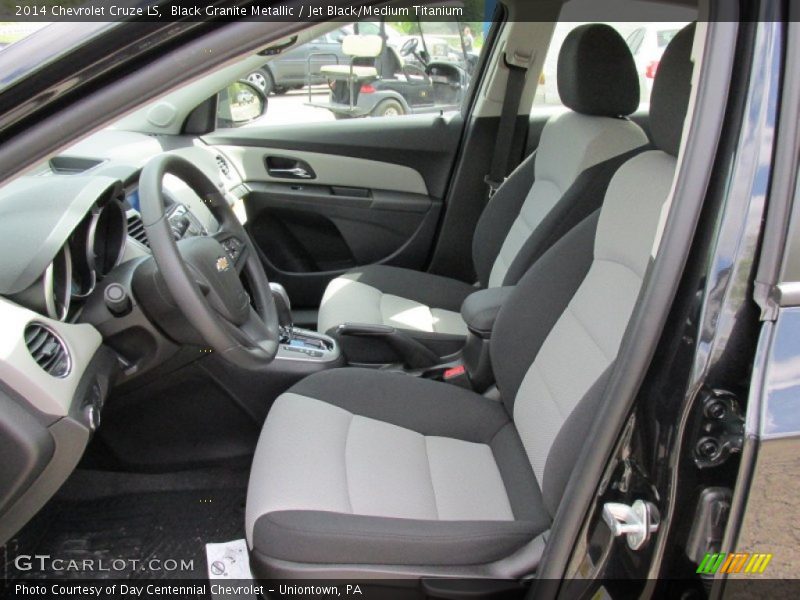 Black Granite Metallic / Jet Black/Medium Titanium 2014 Chevrolet Cruze LS