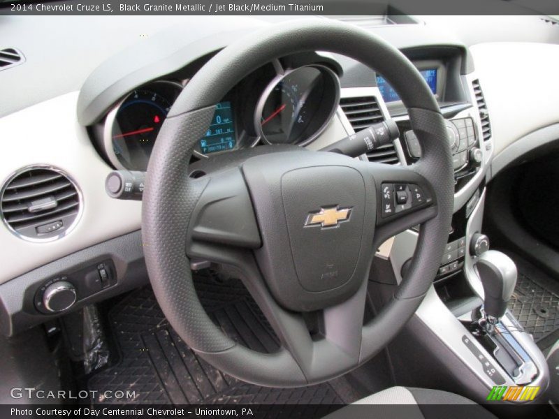 Black Granite Metallic / Jet Black/Medium Titanium 2014 Chevrolet Cruze LS