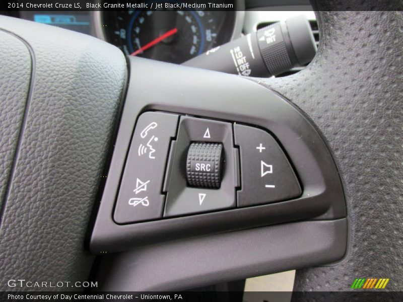 Black Granite Metallic / Jet Black/Medium Titanium 2014 Chevrolet Cruze LS