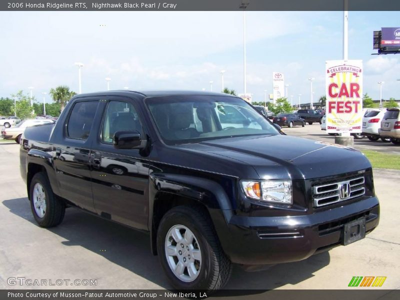 Nighthawk Black Pearl / Gray 2006 Honda Ridgeline RTS
