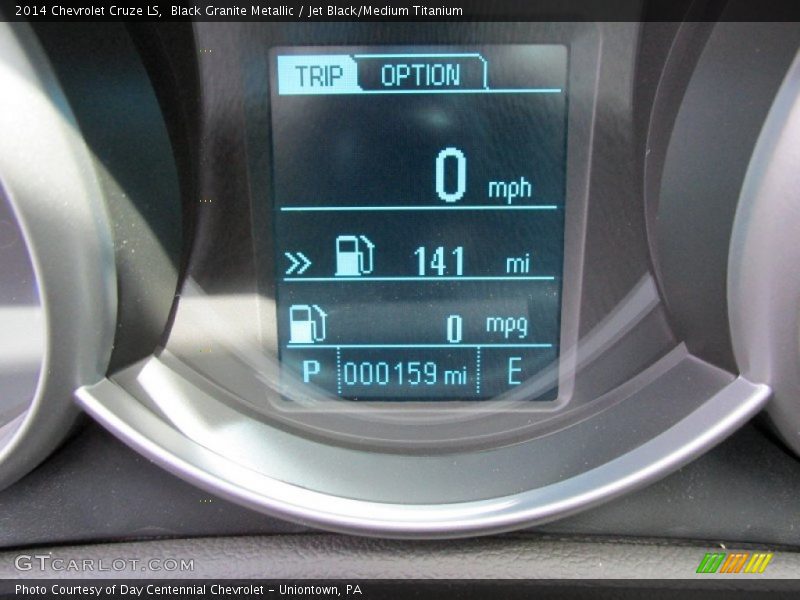 Black Granite Metallic / Jet Black/Medium Titanium 2014 Chevrolet Cruze LS