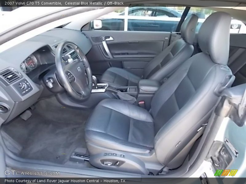 Celestial Blue Metallic / Off-Black 2007 Volvo C70 T5 Convertible