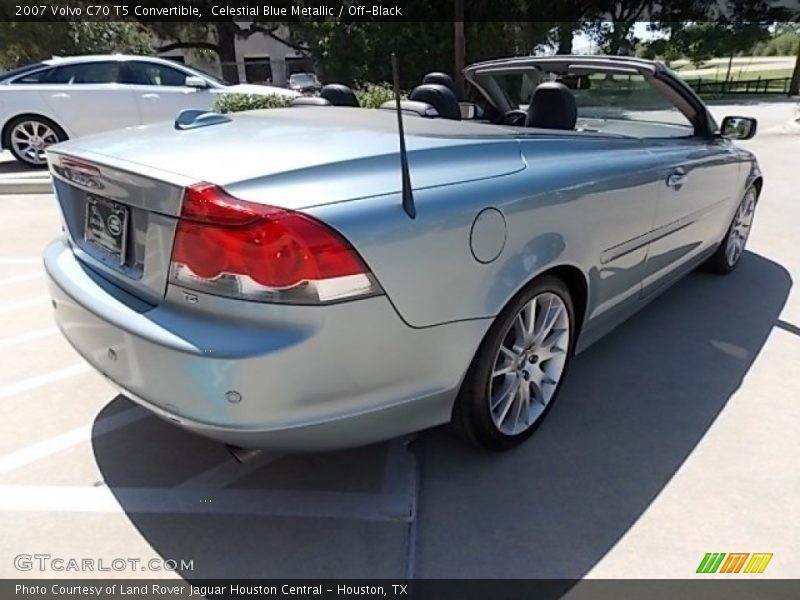 Celestial Blue Metallic / Off-Black 2007 Volvo C70 T5 Convertible