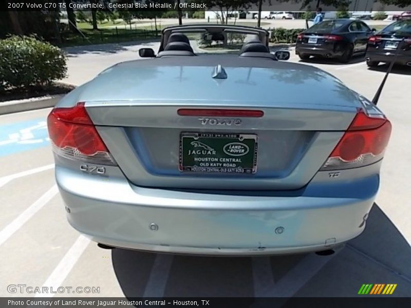 Celestial Blue Metallic / Off-Black 2007 Volvo C70 T5 Convertible
