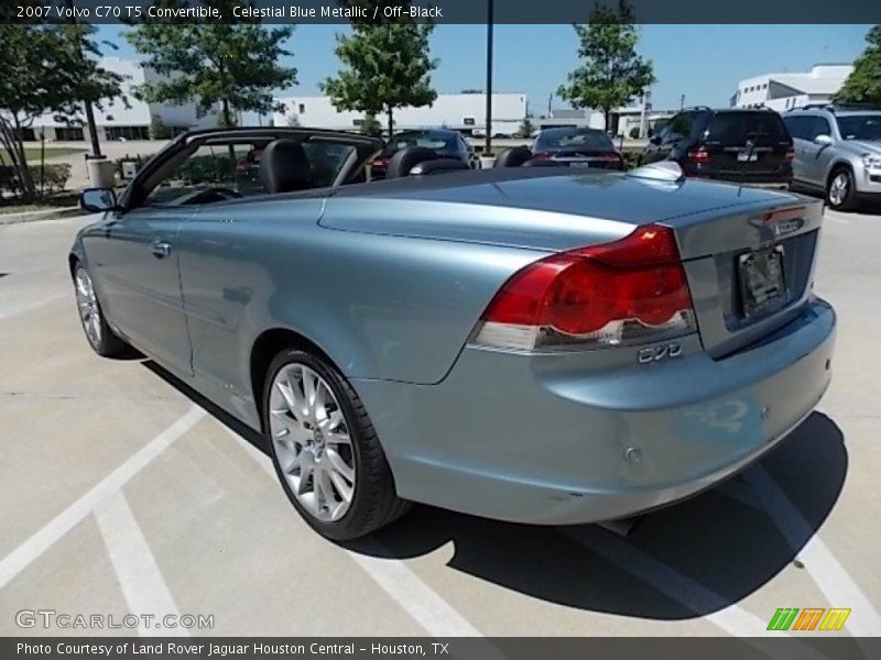 Celestial Blue Metallic / Off-Black 2007 Volvo C70 T5 Convertible