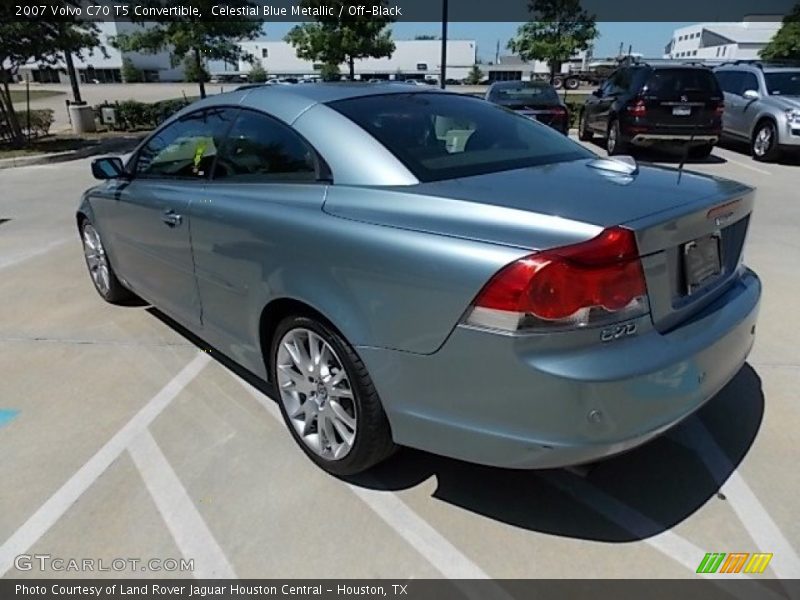 Celestial Blue Metallic / Off-Black 2007 Volvo C70 T5 Convertible