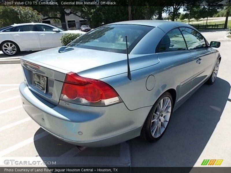 Celestial Blue Metallic / Off-Black 2007 Volvo C70 T5 Convertible