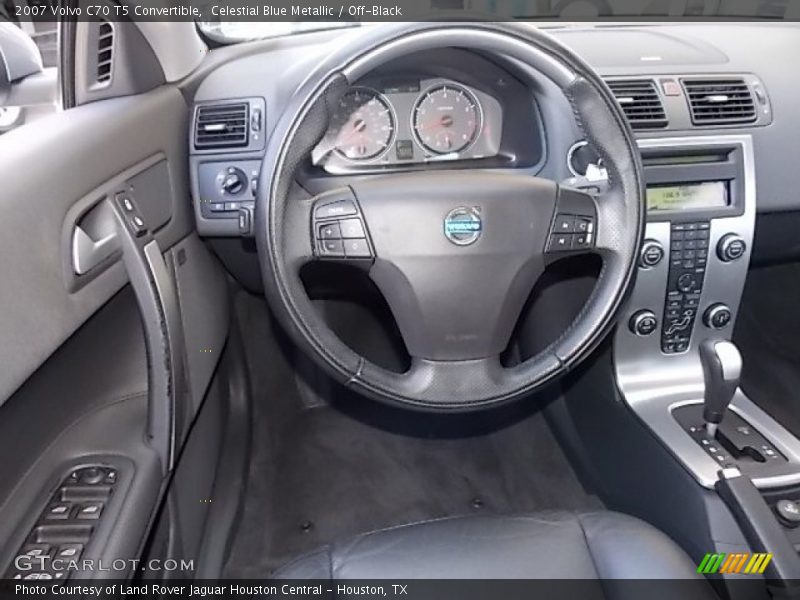 Celestial Blue Metallic / Off-Black 2007 Volvo C70 T5 Convertible