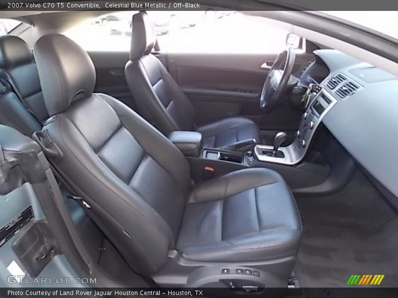 Celestial Blue Metallic / Off-Black 2007 Volvo C70 T5 Convertible