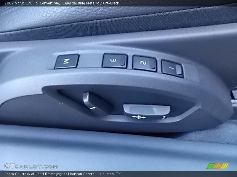 Celestial Blue Metallic / Off-Black 2007 Volvo C70 T5 Convertible