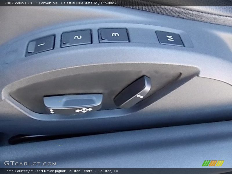 Celestial Blue Metallic / Off-Black 2007 Volvo C70 T5 Convertible