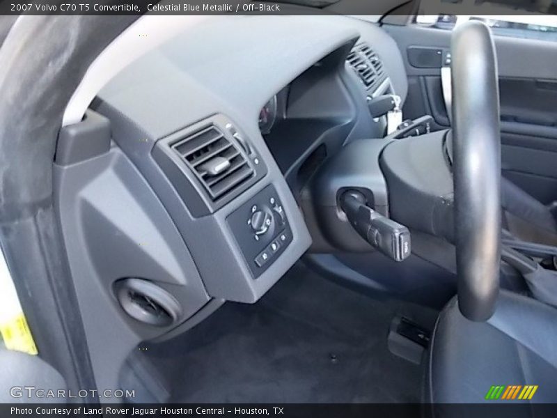 Celestial Blue Metallic / Off-Black 2007 Volvo C70 T5 Convertible