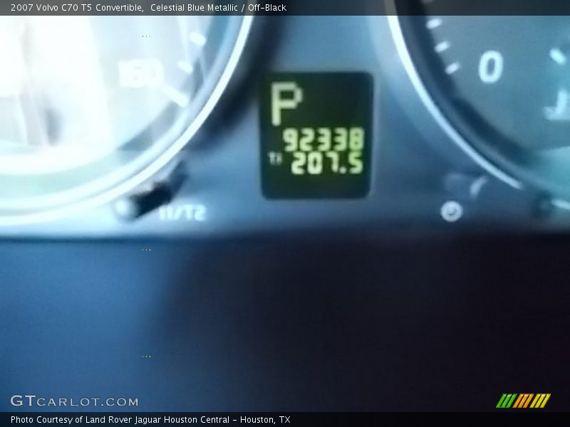 Celestial Blue Metallic / Off-Black 2007 Volvo C70 T5 Convertible