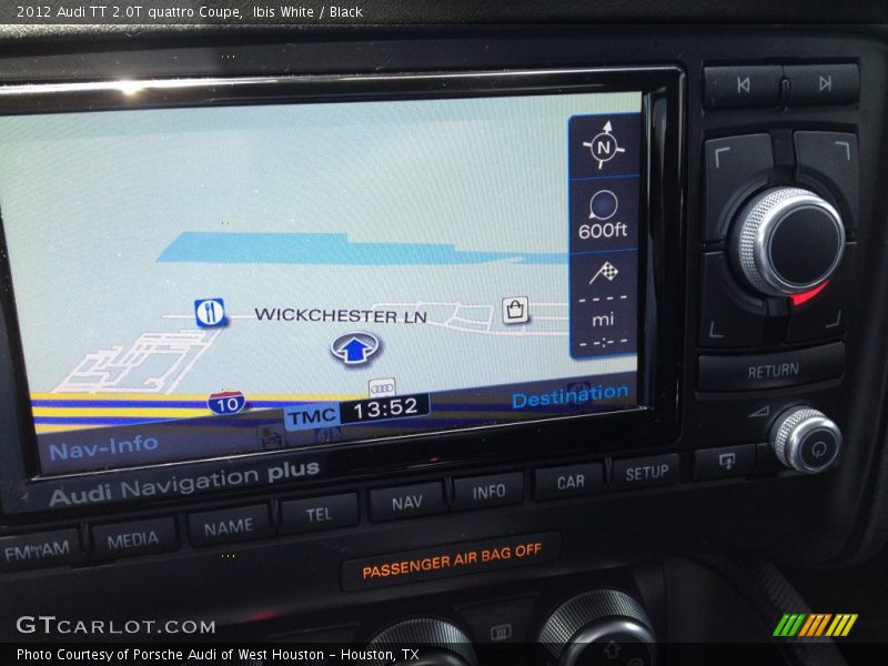 Ibis White / Black 2012 Audi TT 2.0T quattro Coupe