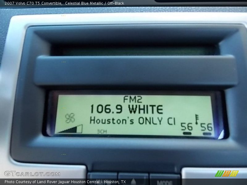 Celestial Blue Metallic / Off-Black 2007 Volvo C70 T5 Convertible