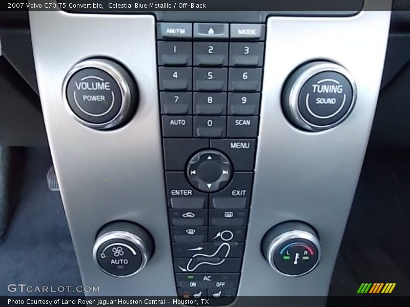 Celestial Blue Metallic / Off-Black 2007 Volvo C70 T5 Convertible