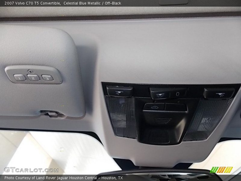 Celestial Blue Metallic / Off-Black 2007 Volvo C70 T5 Convertible