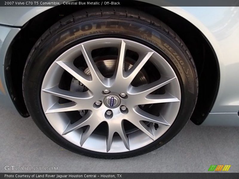Celestial Blue Metallic / Off-Black 2007 Volvo C70 T5 Convertible
