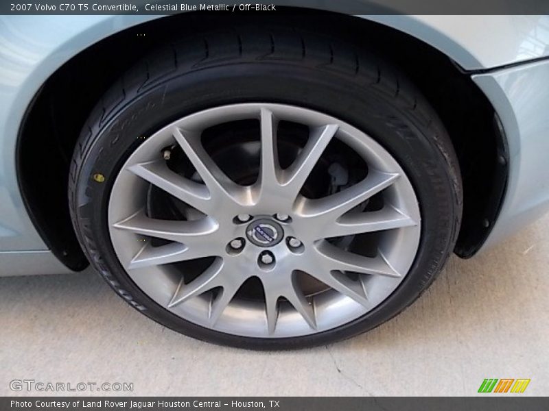 Celestial Blue Metallic / Off-Black 2007 Volvo C70 T5 Convertible