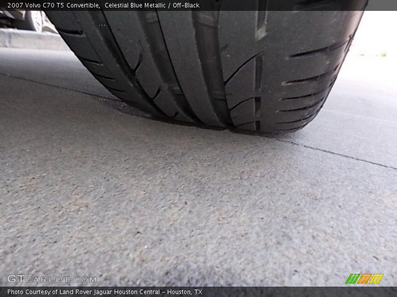 Celestial Blue Metallic / Off-Black 2007 Volvo C70 T5 Convertible