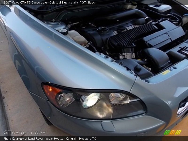 Celestial Blue Metallic / Off-Black 2007 Volvo C70 T5 Convertible