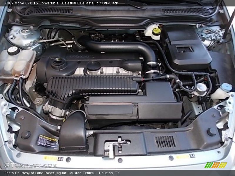 Celestial Blue Metallic / Off-Black 2007 Volvo C70 T5 Convertible