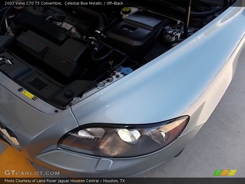 Celestial Blue Metallic / Off-Black 2007 Volvo C70 T5 Convertible