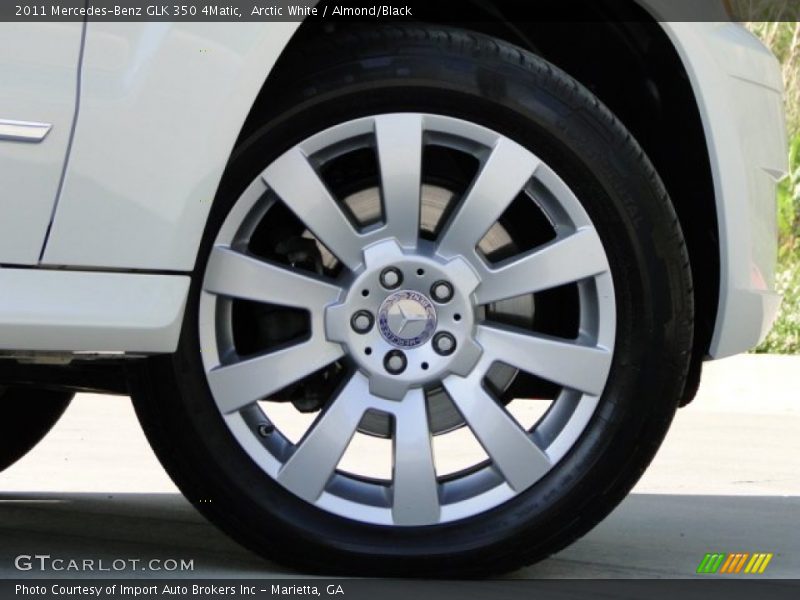Arctic White / Almond/Black 2011 Mercedes-Benz GLK 350 4Matic