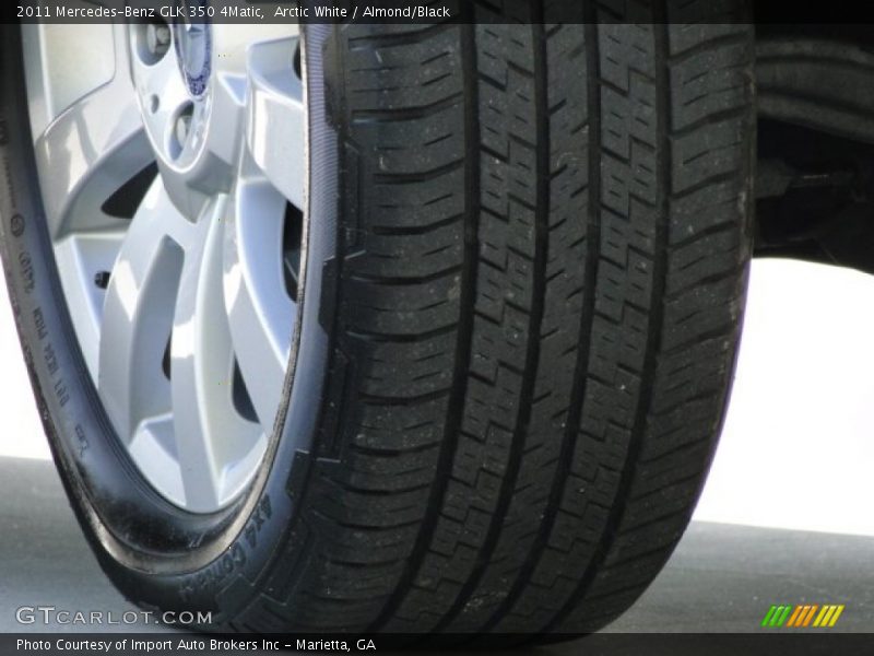 Arctic White / Almond/Black 2011 Mercedes-Benz GLK 350 4Matic