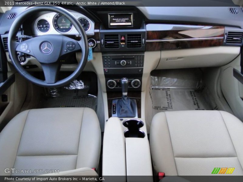 Arctic White / Almond/Black 2011 Mercedes-Benz GLK 350 4Matic