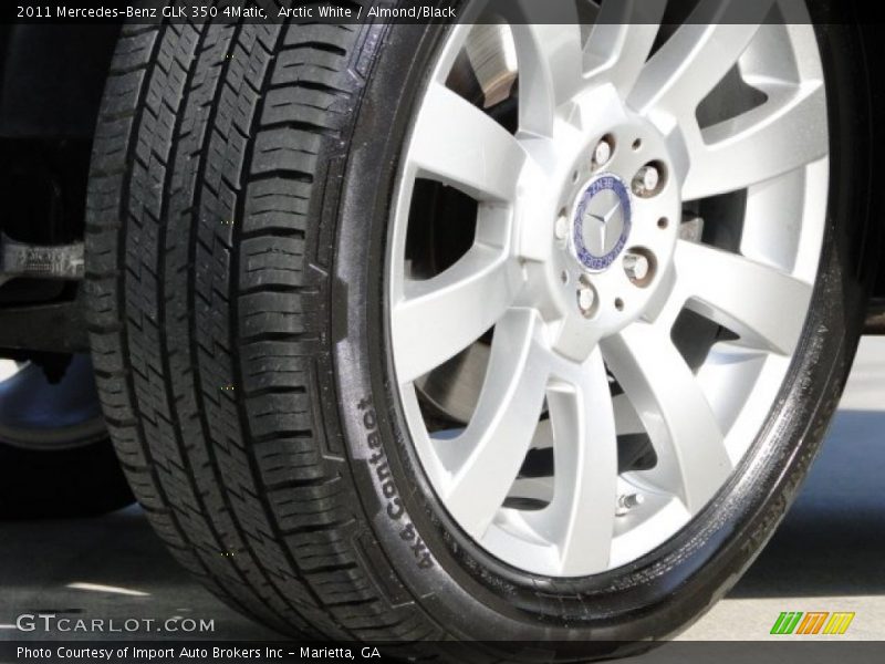 Arctic White / Almond/Black 2011 Mercedes-Benz GLK 350 4Matic