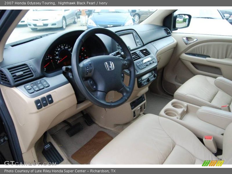 Nighthawk Black Pearl / Ivory 2007 Honda Odyssey Touring