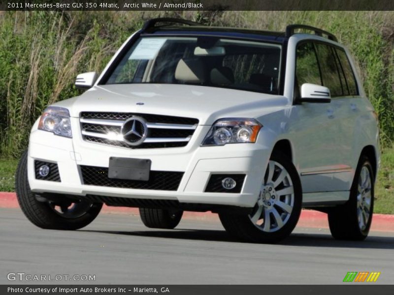 Arctic White / Almond/Black 2011 Mercedes-Benz GLK 350 4Matic