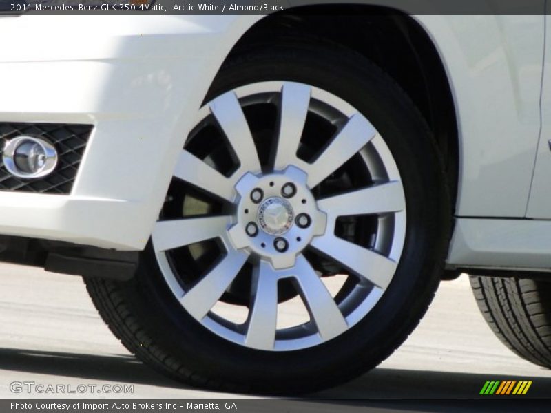 Arctic White / Almond/Black 2011 Mercedes-Benz GLK 350 4Matic