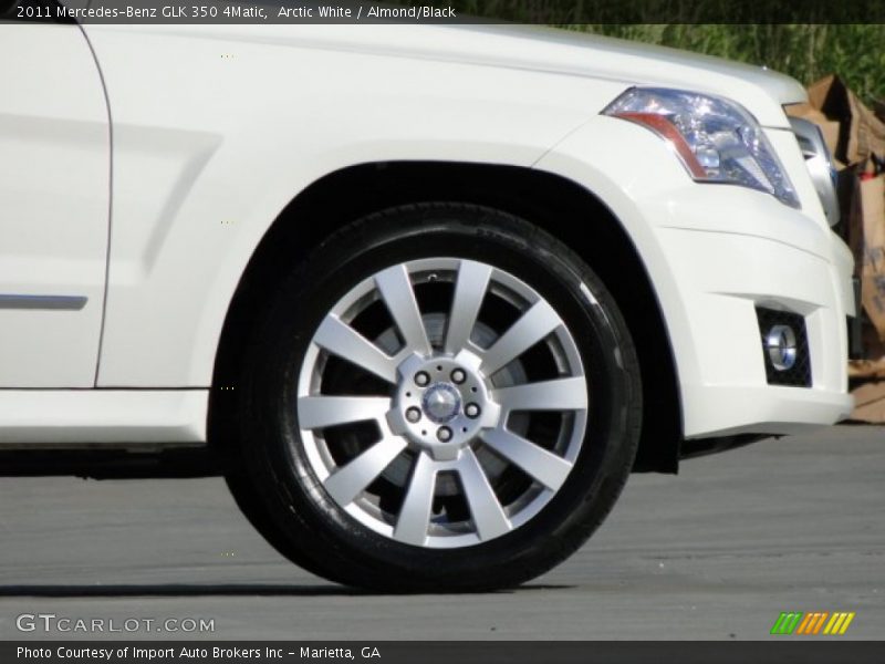 Arctic White / Almond/Black 2011 Mercedes-Benz GLK 350 4Matic