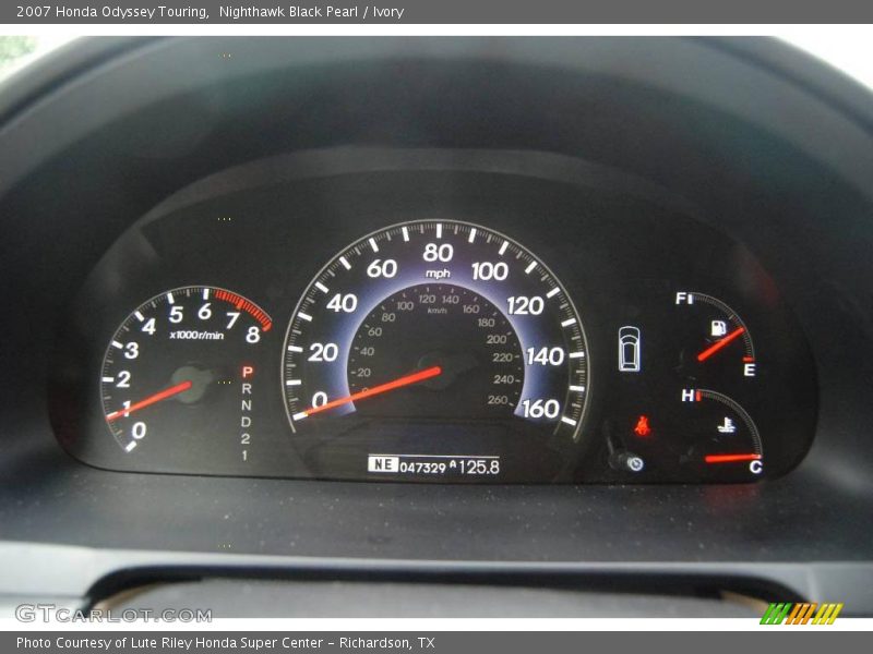 Nighthawk Black Pearl / Ivory 2007 Honda Odyssey Touring