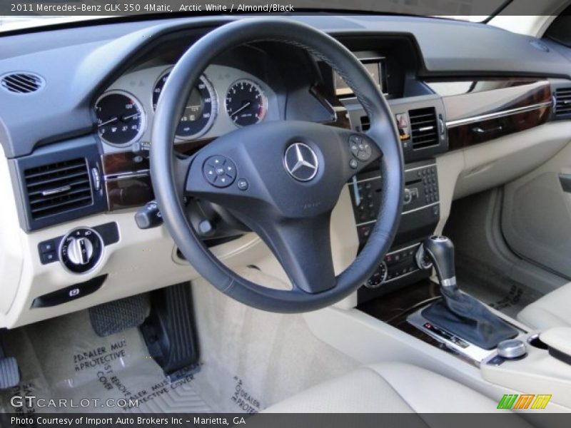 Arctic White / Almond/Black 2011 Mercedes-Benz GLK 350 4Matic