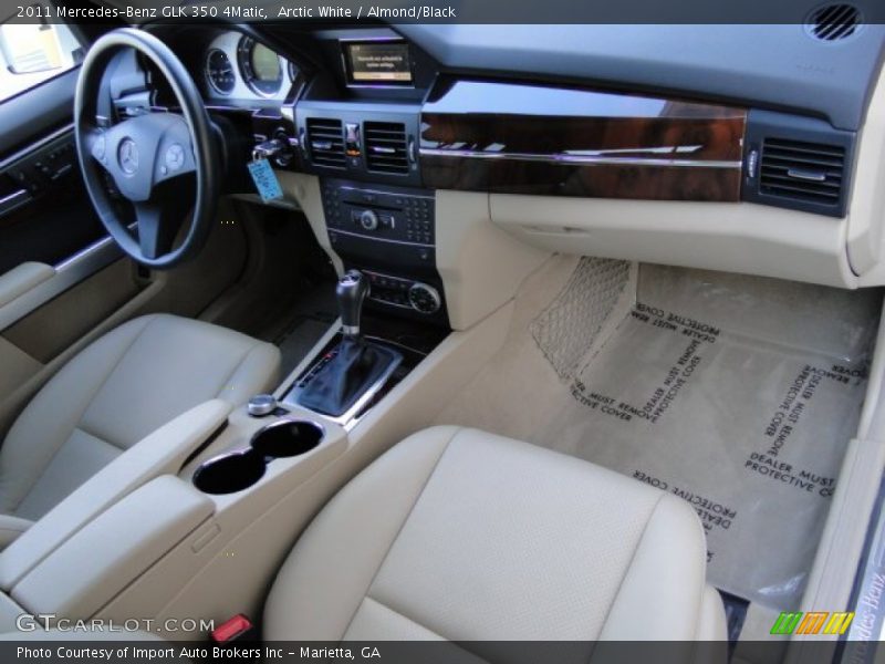 Arctic White / Almond/Black 2011 Mercedes-Benz GLK 350 4Matic
