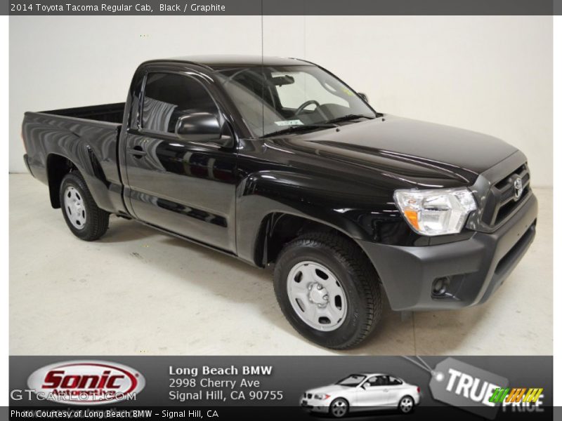 Black / Graphite 2014 Toyota Tacoma Regular Cab