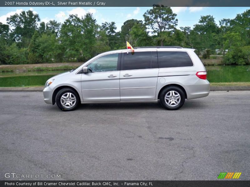 Silver Pearl Metallic / Gray 2007 Honda Odyssey EX-L