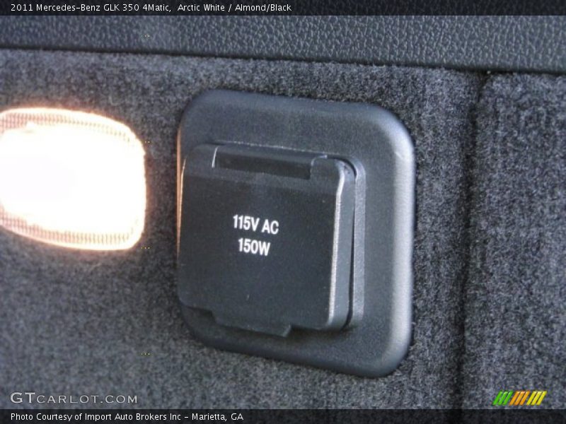 Arctic White / Almond/Black 2011 Mercedes-Benz GLK 350 4Matic