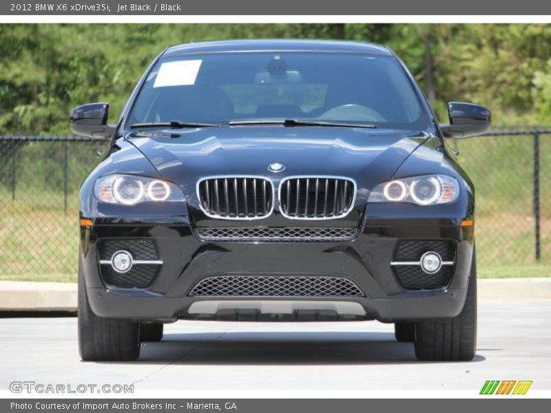 Jet Black / Black 2012 BMW X6 xDrive35i