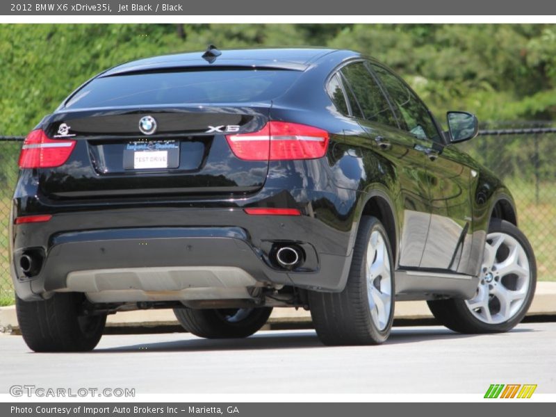 Jet Black / Black 2012 BMW X6 xDrive35i