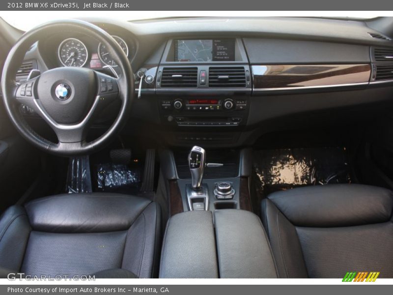 Jet Black / Black 2012 BMW X6 xDrive35i