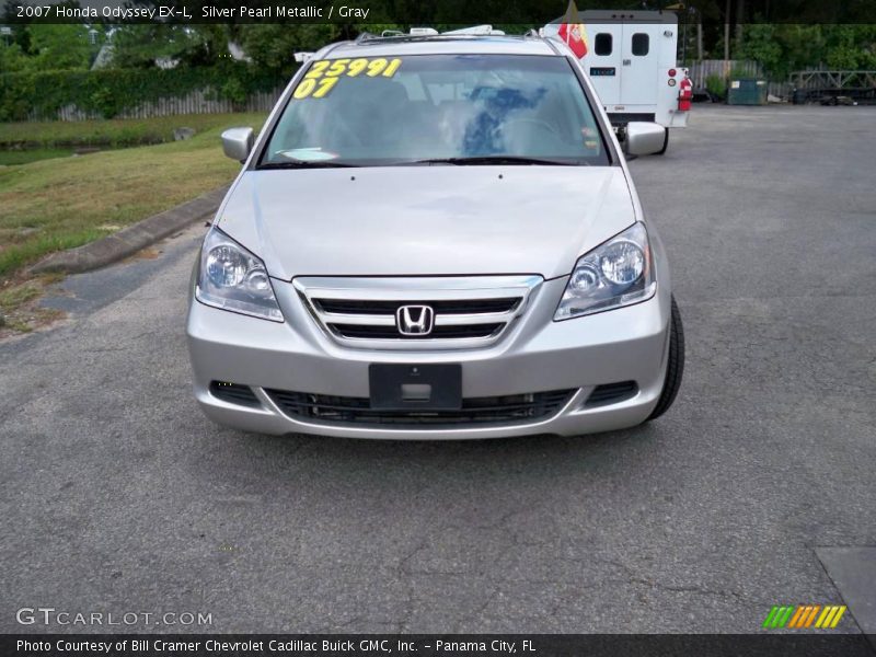 Silver Pearl Metallic / Gray 2007 Honda Odyssey EX-L
